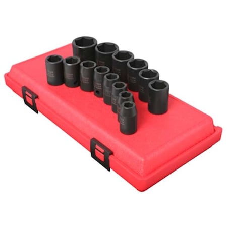 Sunex SKT SET 1/2" DR 14 PC  6PT 14 PC MET IM SU2652